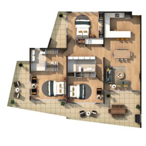 3 Bedrooms